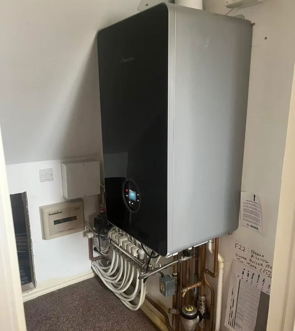 Worcester Bosch combi boiler installation